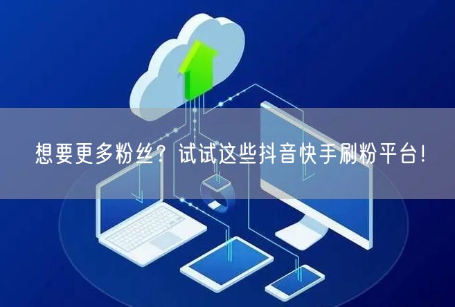 想要更多粉丝?试试这些抖音快手刷粉平台!