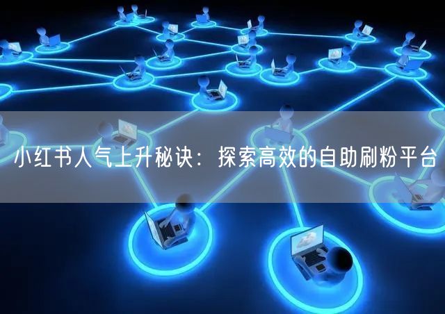 小红书人气上升秘诀：探索高效的自助刷粉平台