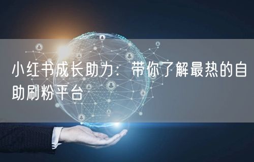 小红书成长助力：带你了解最热的自助刷粉平台